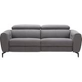 Lorenzo Power Motion Sofa in Grey Fabric